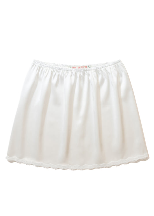 Satin Mini Skirt