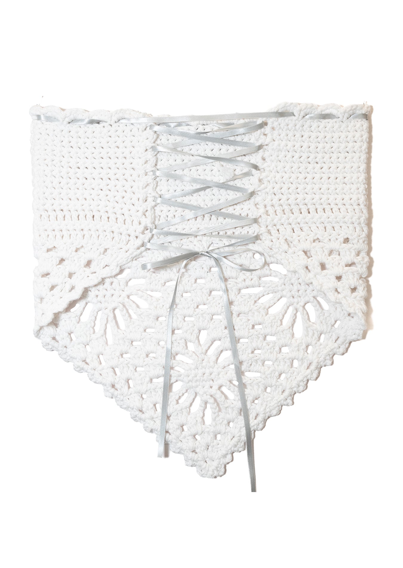 Cotton Crochet Top (White)