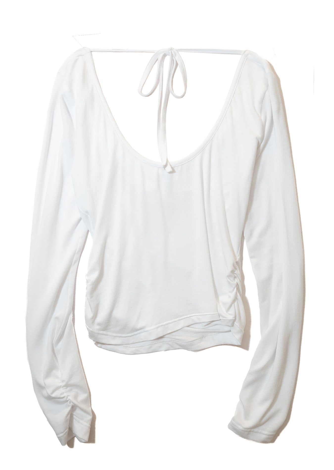 Modal Cowl Neck T (White)