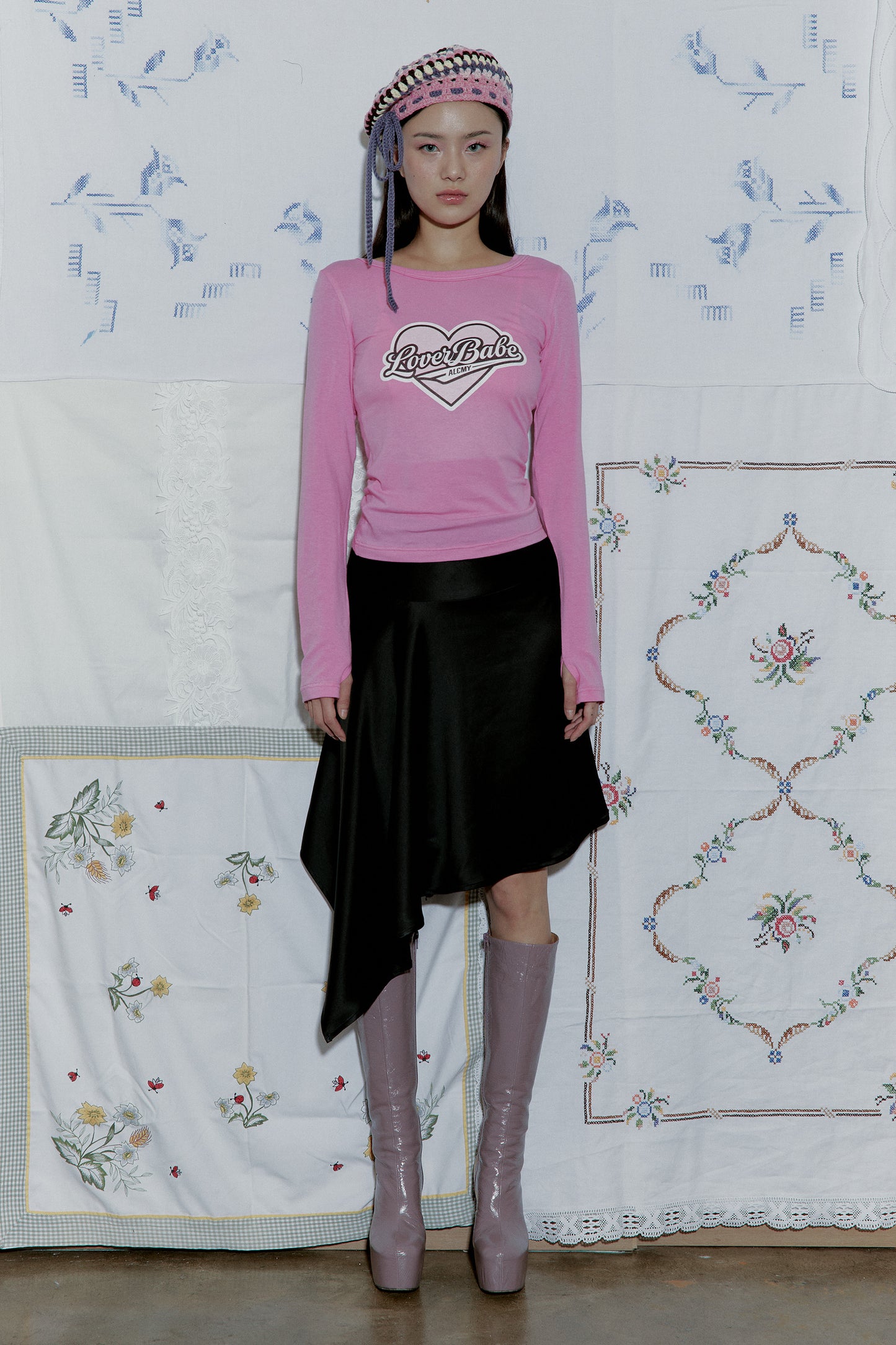 Lover Babe Sheer Slim T (Pink)