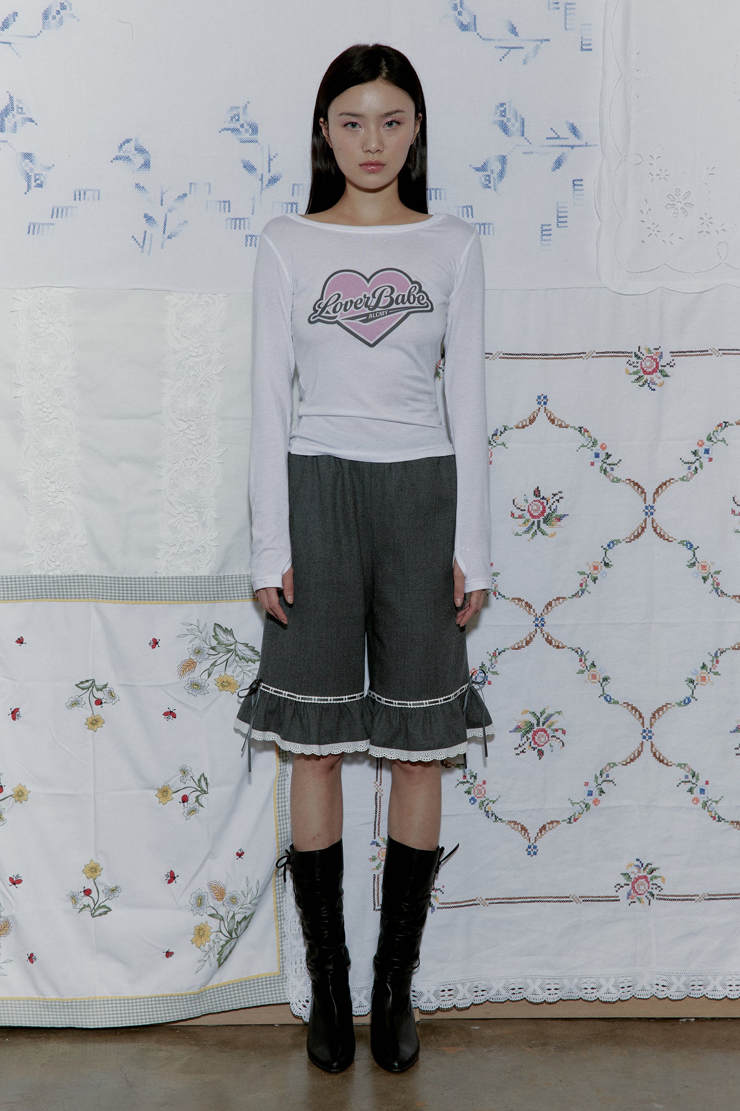 Lover Babe Sheer Slim T (White)