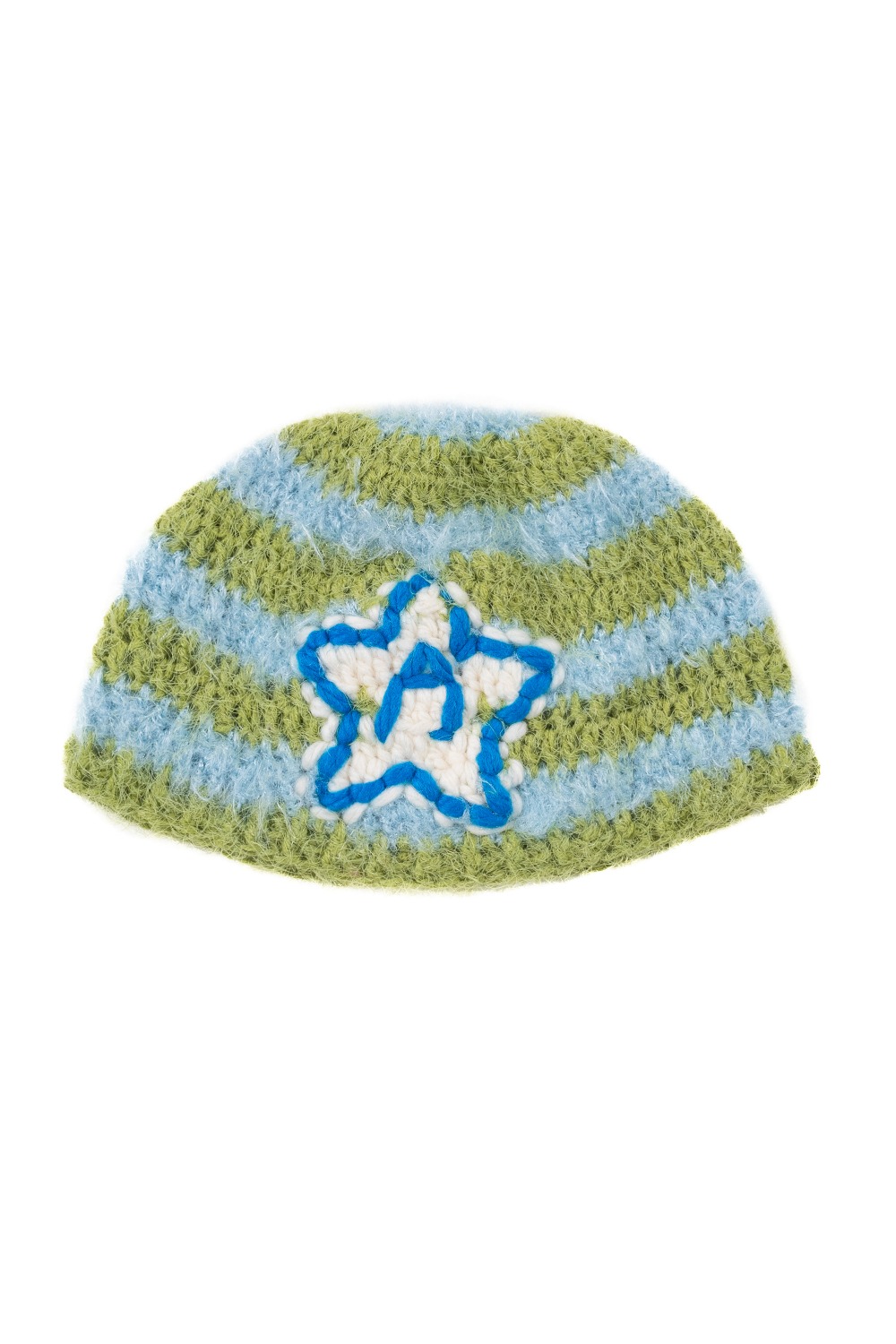 Star crochet beanie (BLUE)