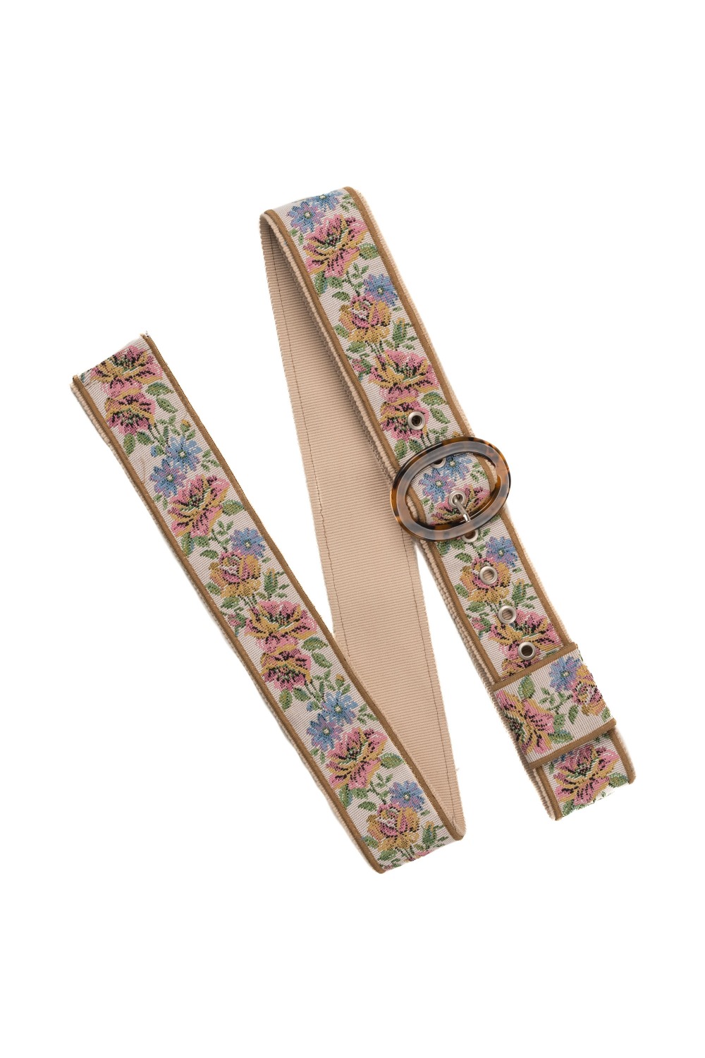 Bouquet jacquard belt (ONE COLOR)